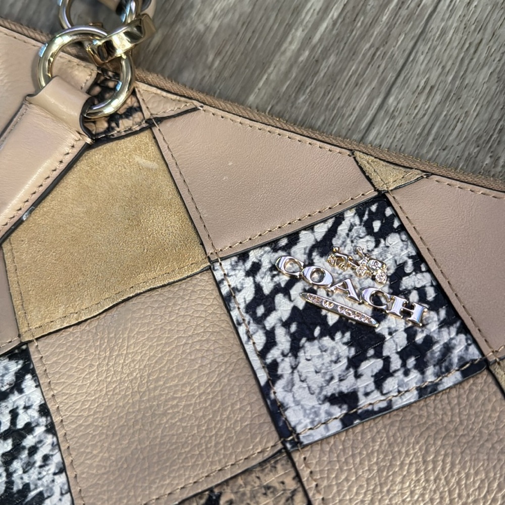 Coach Snake Patchwork Ava Tote - image 3
